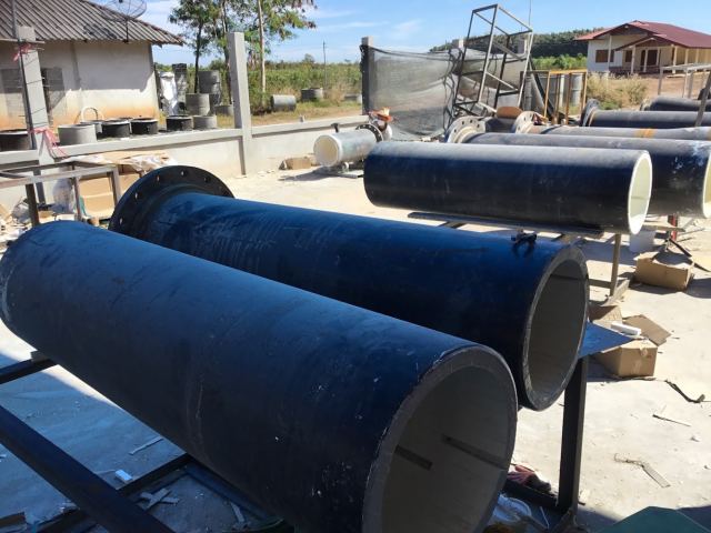 งาน DN400 Ceramics Linner